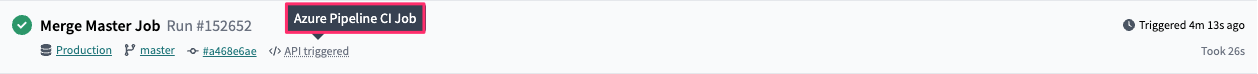 ADO-triggered job in dbt ADO-triggered job in dbt